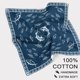 thumbnail image 3 of Pañuelo cuadrado de algodón, bandana cuadrada de algodón hecha a mano para hombres y mujeres, para entrenamiento al aire libre., 3 of 9