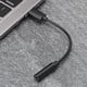 thumbnail image 5 of Adaptador USB tipo C a conector de audio auxiliar de 3,5 mm, cable para auriculares, USB, color negro (negro), 5 of 13