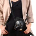 thumbnail image 4 of HELLHERO Cat Pumpkin Pattern Birthday Gift 2 Layers Underarm Shoulder Bag Stylish for Daily Commute or Casual Outings, 4 of 7