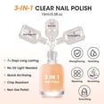 thumbnail image 2 of Base de esmalte de uñas GELLEN Clear Ridge Filling + Strength, 2 of 7