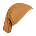 thumbnail image 1 of Gorra de mujer de algodón de seda de alta elasticidad con fondo cilíndrico monocromático, 1 of 5