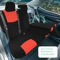 thumbnail image 4 of For 2014-2019 Toyota Corolla S,SE,LE (NOT FIT XSE) FH Group Ultraflex  Neoprene Custom Fit Car Seat Covers - Red Rear Seat, 4 of 5