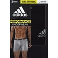 thumbnail image 2 of Adidas Men's Performance Tagless Boxer Brief Underwear (3-Pack) - Black, 2 of 2
