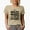 Tan, variant on Ocean Beach Wild Wave 1971 Surf Memories California, Groovy Retro Wavy Text Merch Gift, Tan T-Shirt, XL