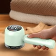 thumbnail image 5 of PureCasa 2-in-1 ABS Lint Remover for Clothes Furniture Blanket, Electric Lint Ball Remover Defuzzer Sweater Shaver Depiller with Digital Display, USB Rechargeable, Gift for Family, 1PC, Green, 5 of 9