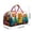 Multicolor#03, variant on Linnome Vintage Patchwork Travel Bag Printed Duffle Bag for Weekend Getaway Travel Casual Stylish