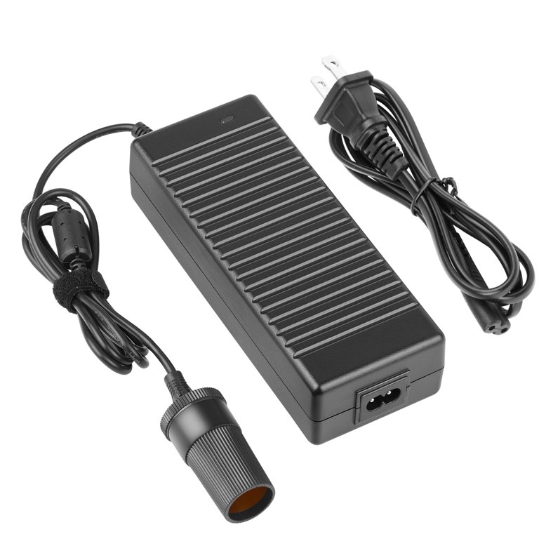 UKKISO 100~240V Car Power Adapter: AC to DC Converter for Compressor Car  Refrigerator Car Fridge Freezer Portable Power Inverter for Car Cigarette
