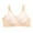 Beige, variant on Admvng Womens Bras Oversized Bra Without Steel Rims Printed Underwear, Size S-5XL