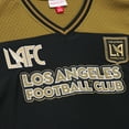 thumbnail image 4 of Men's Mitchell & Ness Gold LAFC Stateside V-Neck Long Sleeve Jersey, 4 of 7