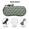 thumbnail image 3 of Cauagu White Daisies and Bee Pattern Unisex Glasses Case,Zipper Protective Fabric Sunglass Case with Clip Soft Case Horizontal Protective Pouch for Sunglasses Eyewear, 3 of 6