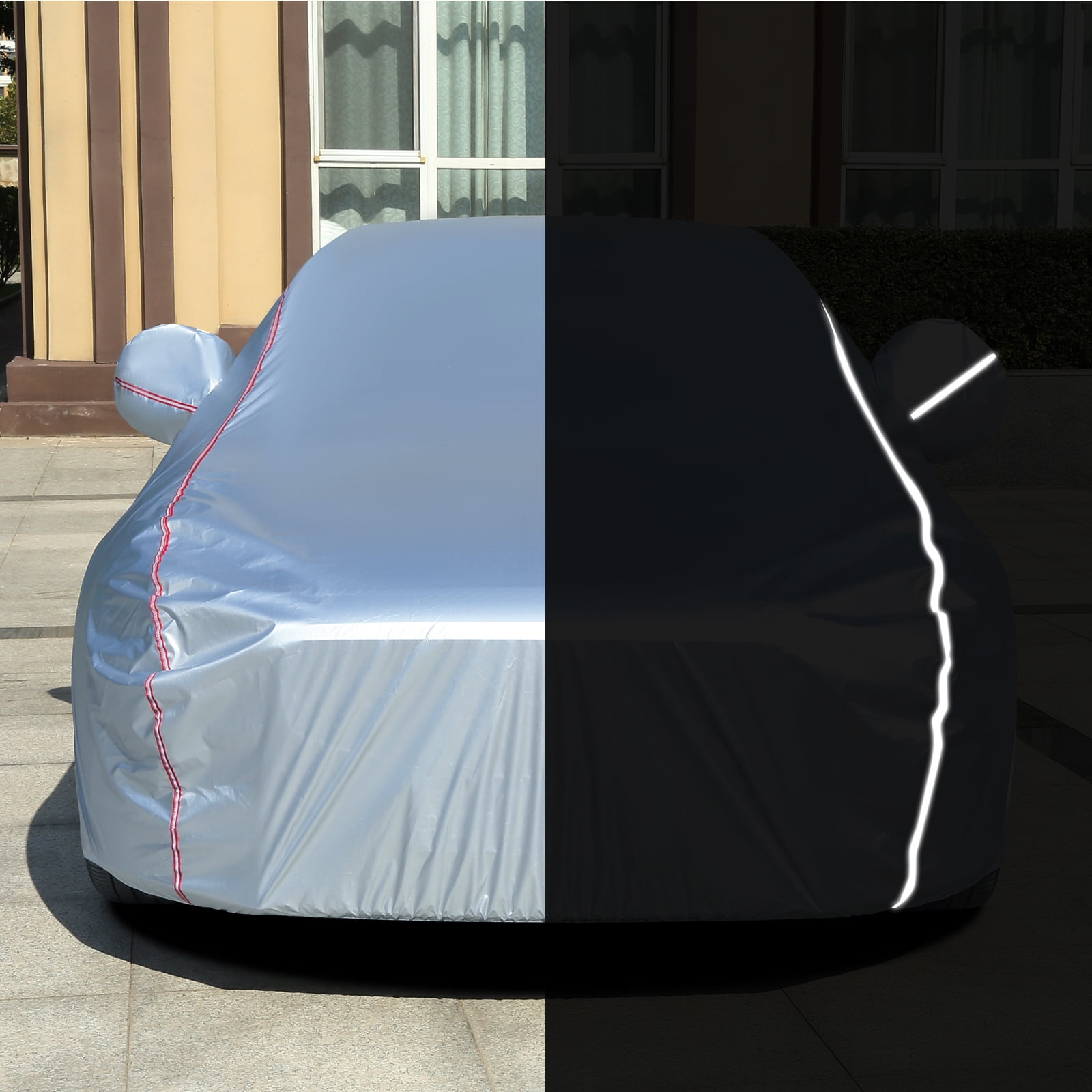  Car Cover Outdoor for MG MG ZS SUV (2017 -), Car Cover  Waterproof Breathable Large, Car Cover Summer,Sun UV Resistent Dustproof  Custom,14-Point Fixed Windproof Buckle (Color : B2) : Automotive