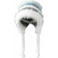 thumbnail image 5 of YooGuoGuo Women's Knit Beanie Hat Cute Fluffy Russian Ushanka Hat Plush Skull Cap Winter Warm Trapper Cap with Earflap, 5 of 6