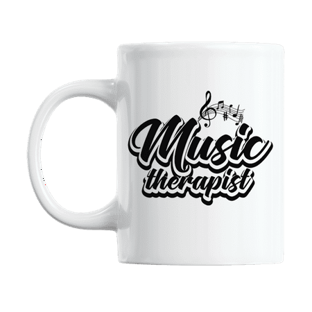 

Music Therapist feat. Notes Coffee & Tea Mug 11oz White Ceramic