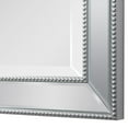 thumbnail image 3 of Benjara BM239359 Miroir Mural Rectangulaire 32 Pouces avec Design Perlé&44; Argent, 3 of 5