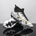 thumbnail image 2 of RURAN Man Woman Soccer Cleats Youth Firm Groud Outdoor Sport Athletic High Top Football Shoes for Little/Big Kid, 2 of 6