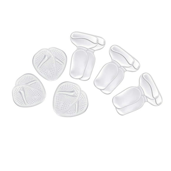 Cojín del talón del antepié BuyWeekMX almohadillas de silicona para zapatos