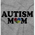 thumbnail image 2 of Autism Mom Awareness Puzzle Piece Women's Graphic T Shirt Tees Brisco Brands S, 2 of 7