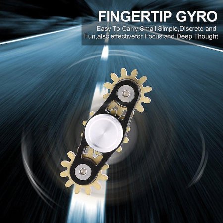 Gears Shape Hand Spinner Toys Long Time Rotation Anti Stress Gift Kids ...