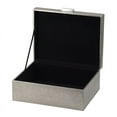 thumbnail image 3 of A&B Home Snake Print Decorative Rectangular Boxes with Metal Handles - Set of 2 - Silver Finish, 3 of 6