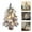 Silver, variant on Snow Flocked Mini Christmas Tree with Lights Artificial Tabletop Small Christmas Tree with DIY Decorations for Indoor Outdoor Home Wedding Party Christmas Holiday Decor