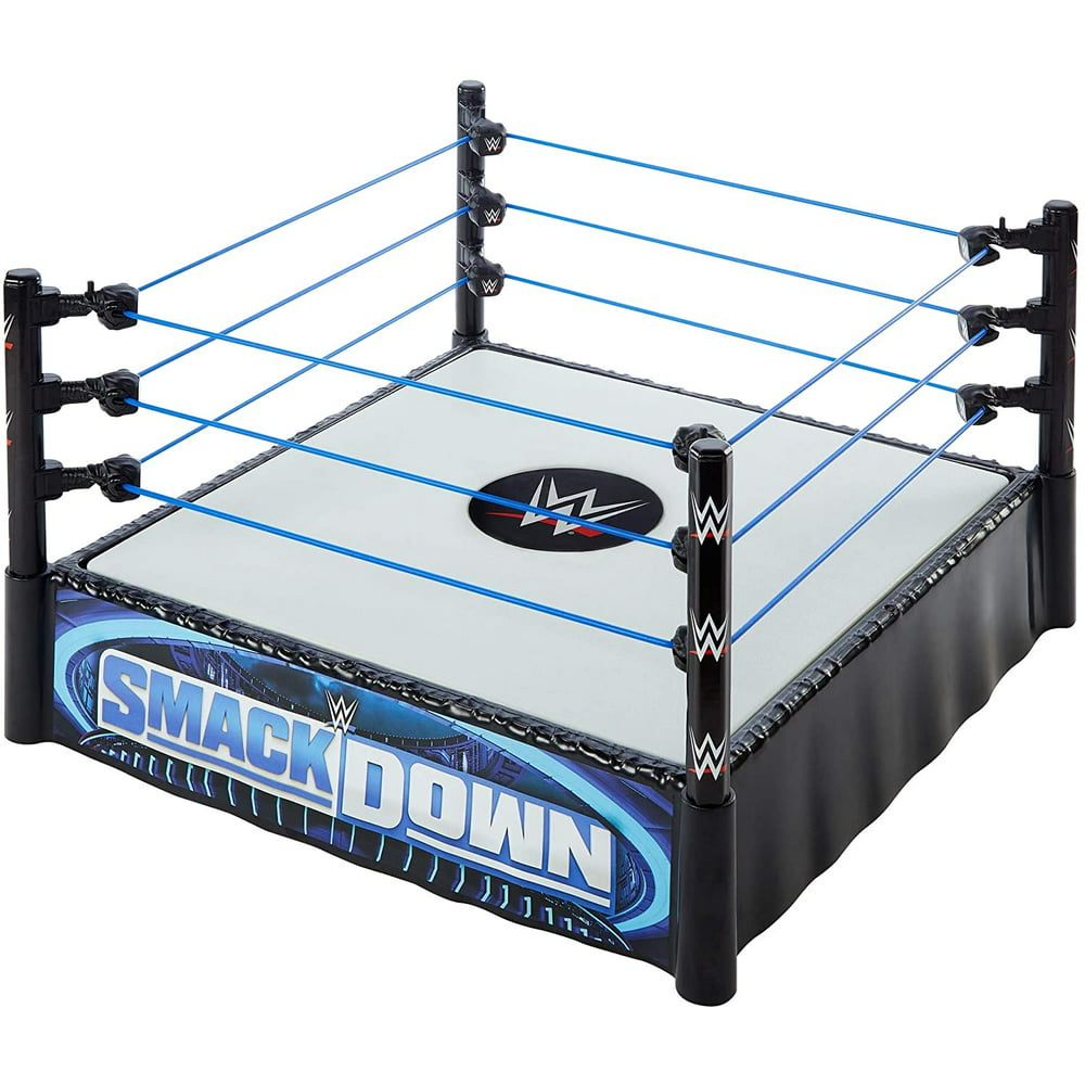 WWE Smackdown Superstar Ring 14 in with SpringLoaded Mat and Real Flex