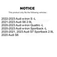 thumbnail image 2 of TEC Rear Ceramic Disc Brake Pads and Wear Sensors Kit for Car Audi e-tron Quattro Sportback S6 S7 S KTW-101724, 2 of 10