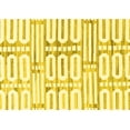 thumbnail image 1 of Ahgly Company Machine Washable Indoor Rectangle Solid Yellow Modern Area Rugs, 2' x 5', 1 of 4