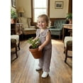 thumbnail image 4 of Loicainy Toddler Kids Girls Summer Outfits Plaid Clothes Set 12 18 24 Months 2T 3T 4T 5T Sleeveless Doll Collar Vest Tops and Elastic Waist Pants, 4 of 10