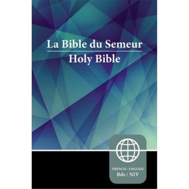 Zondervan 173221 French & English Bilingual Bible Softcover
