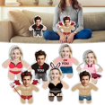 thumbnail image 3 of Yunuuuoa Custom Photo Cushion Doll Personalized Gift with Face Print for Valentine's Day Anniversary Birthday Home Decor Sofa Bed Throw Pillow, 3 of 3