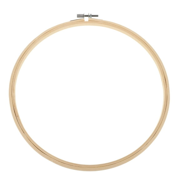 Mutmorningal Embroidery Wooden Display Frame Adjustable Cross Stitch Circle Ring for DIY Crafting Embroidery Cross Stitch 26cm