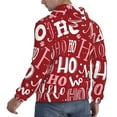 thumbnail image 3 of Bingfone Ho Pattern Funny Christmas Men'S Drawstring Hoodie Long Sleeve Pocket Sweatshirts-3x-Large, 3 of 9