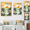 thumbnail image 4 of Designart "Snow Covered Mountain Peaks III" Japon Landscape Wall Art Print, 4 of 5
