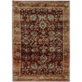 thumbnail image 2 of Oriental Weavers Andorra Area Rug 7154A Red Scrolls Floral 6' 7" x 9' 6" Rectangle, 2 of 2