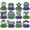 C, variant on 2026 Graduation Party Honeycomb Centerpieces Multi-Color Table Decorations for Grad Ceremony and Party Table Supplies