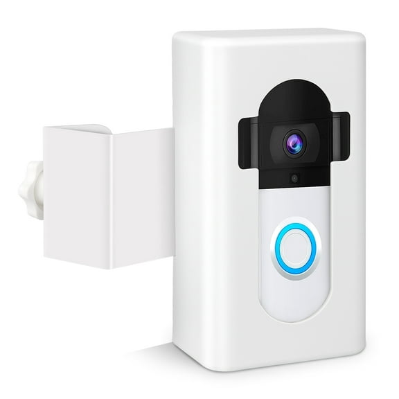AntiTheft Video Doorbell Mount No Drilling Mounting Bracket Video Doorbell Holder for House, Rental, Dorm, Office