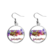 thumbnail image 1 of Inglaterra Ciudad acuarela Pendientes pendientes de plata colgantes joyas señora Unbranded M, 1 of 3