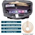 thumbnail image 2 of Bolsa de artesanía para punto de cruz, ganchillo, bolsa de bordado, organizador, bolsas de mano para proyectos de costura, almacenamiento de manualidades, grande, regalo para artesanos, 2 of 5
