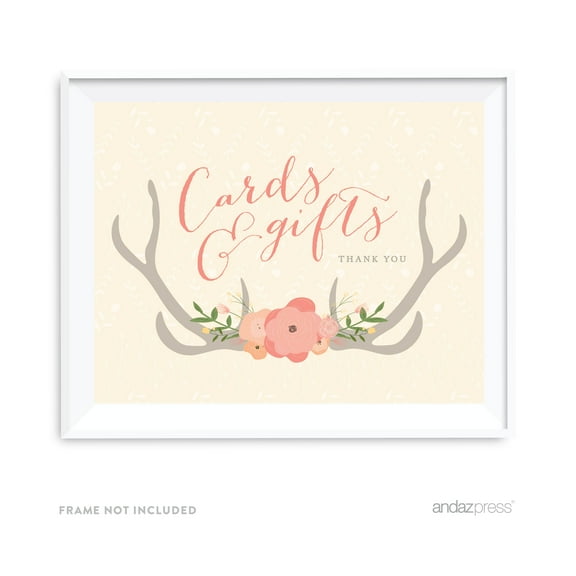 Cards & Gifts Thank You Woodland Deer Wedding Party Signs