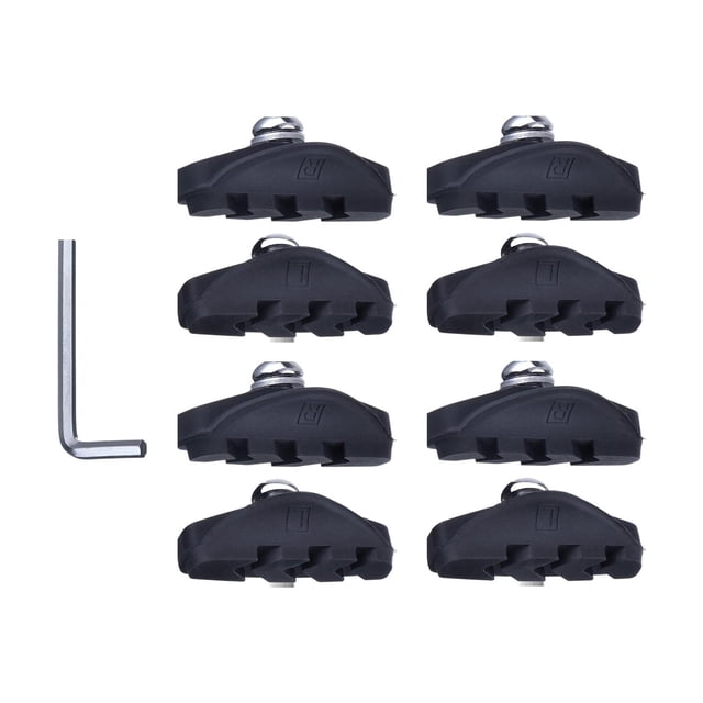 V Type Bike Brake Pads Premium Caliper Brake Pads for Folding Bike Road Bike 4 Pair