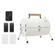thumbnail image 4 of Parrilla de carbón para barbacoa, parrilla portátil para acampar, parrilla de red, parrilla de horno para mochilero al aire libre, jardín, Patio, Picn , con bandeja para Blanco DYNWAVEMX Estufa de parrilla, 4 of 8