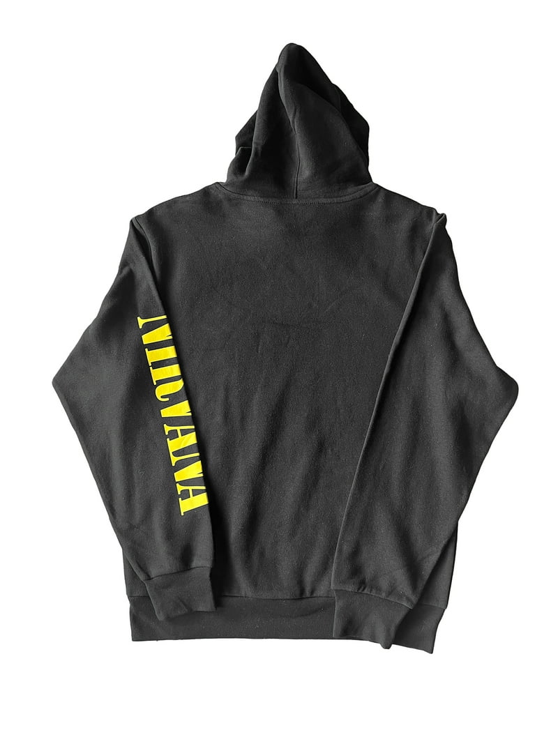 Nirvana Smiley Graphic Hoodie - men's Sizes XS-3XL - Walmart.com