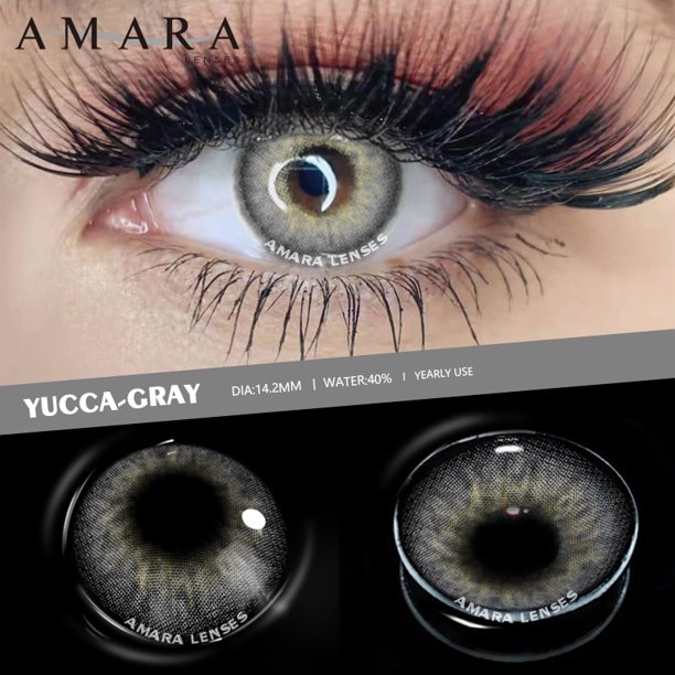 amara lentes de contacto coloridos serie océano decoración de ojos lente comestics anual