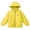 Yellow, variant on Kids Hooded Winter Coat Warm Thick Padded Coat Lightweight Insulated Puffer Jacket Waterproof Wind Resistant Packable Full Zip Cozy Thermal Outerwear