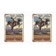 thumbnail image 1 of Chapa Metal Vintage Pintura Hierro Rectangular Barra Pared 30x40cm, 1 of 8
