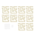 thumbnail image 2 of Wall Sticker, PVC Fashionable Waistline Sticker With High Viscosity For Woman For Room Golden, 2 of 8