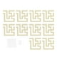 thumbnail image 1 of Etiqueta engomada del espejo de la cintura PVC moderno DIY calcomanías de pared estereoscópicas decoraciones de fondo dorado, 1 of 8