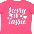 thumbnail image 4 of Inktastic Saint Patrick's Day Sassy Lil' Lassie with Shamrocks Boys or Girls Toddler T-Shirt, 4 of 5