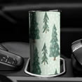 thumbnail image 3 of 20oz Light Green Christmas Tree and Snow Pattern Skinny Tumblers Stainless Steel Tumbler with Lid and Straw,Vacuum Insulated Double Wall Travel Tumbler Cups with Cleaning Brush for Coffee,Tea, 3 of 6