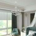 thumbnail image 2 of 42905-60 Livex Lighting Katarina - 5 Light Chandelier In Transitional Style-23 Inches Tall and 23 Inches Wide-Antique White Finish    -Traditional, 2 of 8